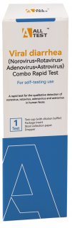 Omgangssyge Kombotest 4-i-1 (Norovirus, Rotavirus, Adenovirus, Astrovirus) Hjemmetest